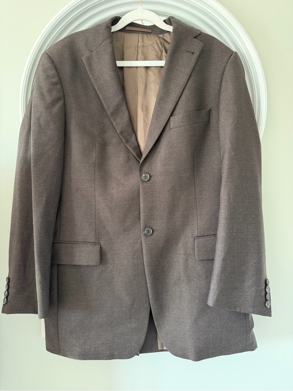 Hugo Boss Men's Dark Brown Two-Button Blazer
